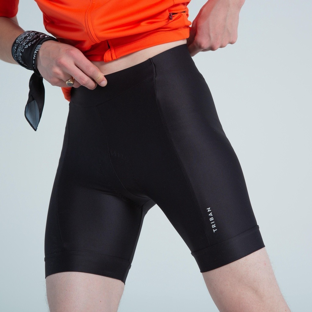 Mô tả Quần short đạp xe không yếm rc100 cho nam đen DECATHLON triban mã 8644185 - 4