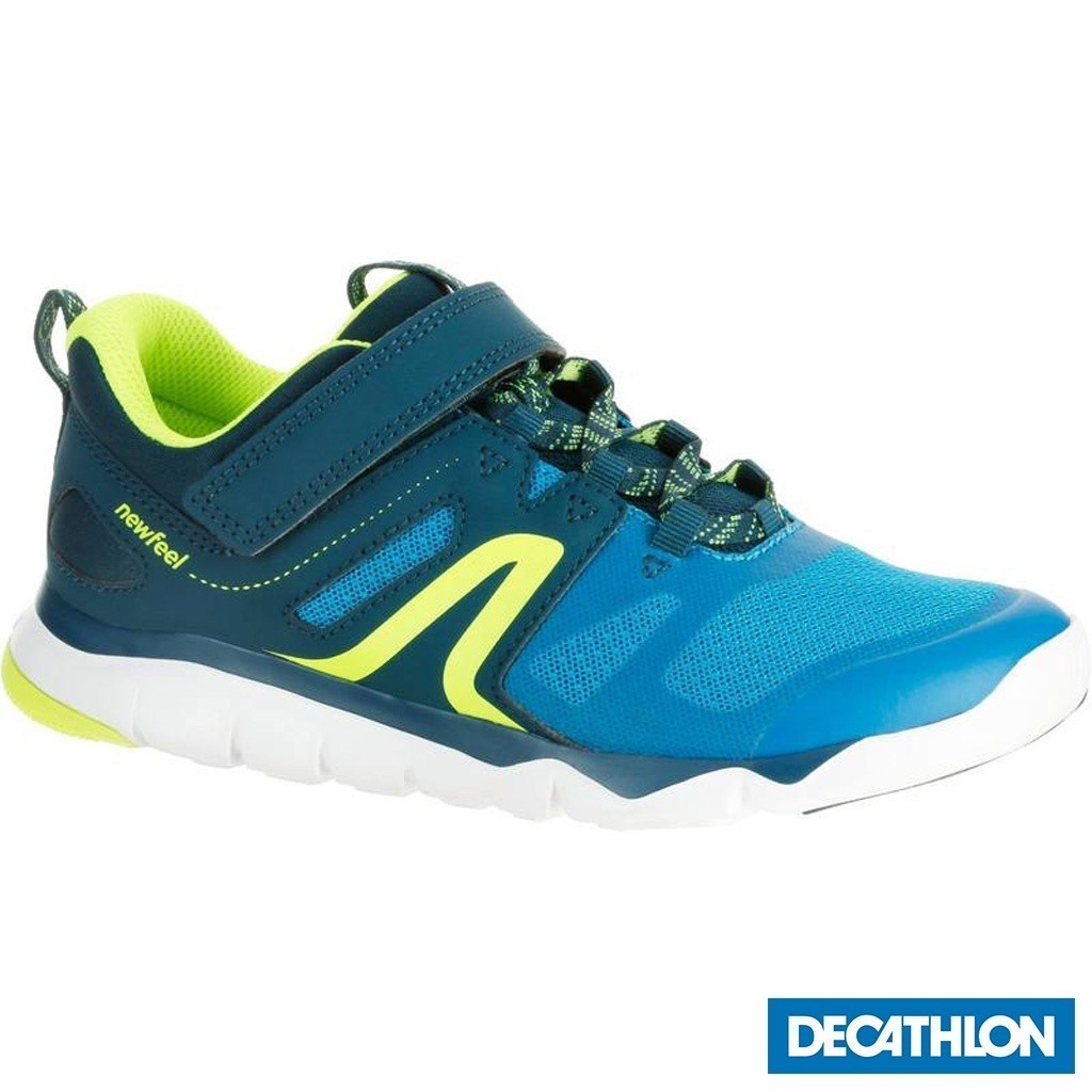 Mô tả Giày đi bộ thể dục pw 540 cho trẻ em xanh dương xanh lá DECATHLON newfeel mã 8392759 - 1