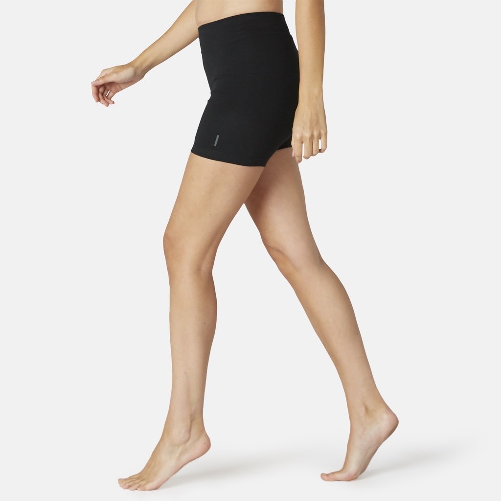 Mô tả Quần short ôm sát tập gym fit+ 500 cho nữ đen DECATHLON DOMYOS mã 8511787 - 3