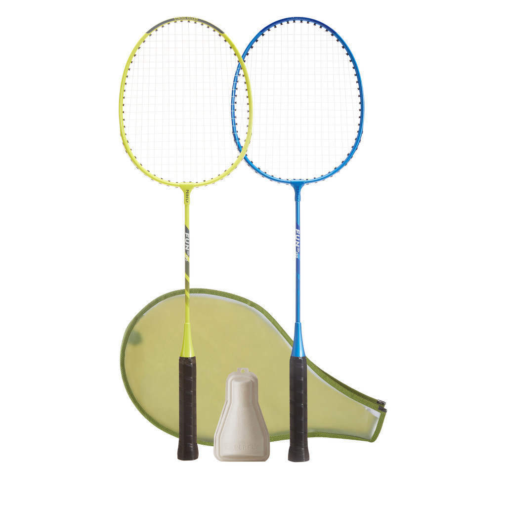 Mô tả Bộ vợt cầu lông người lớn br130 xanh lá/xanh dương Decathlon PERFLY mã 8872722 - 1