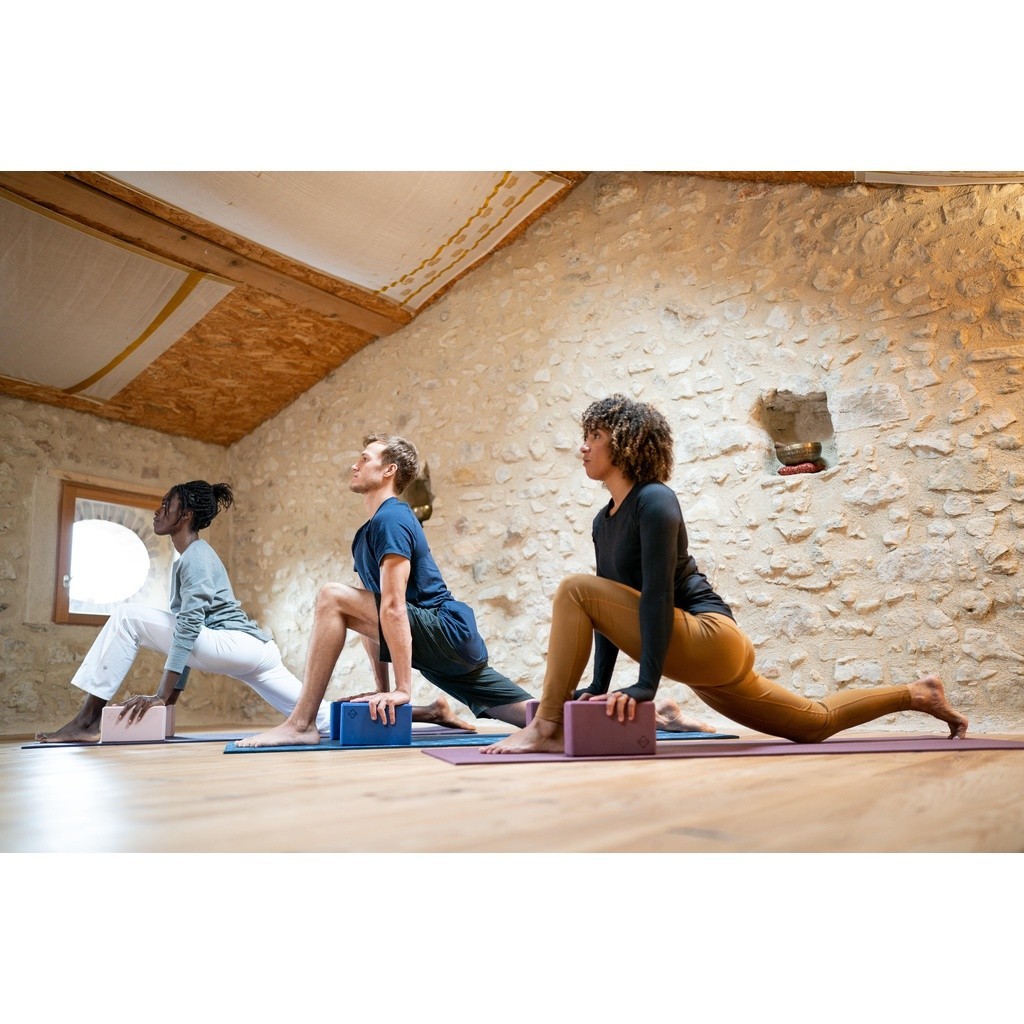 Mô tả Thảm yoga thoải mái comfort 8 mm xanh dương họa tiết DECATHLON kimjaly mã 8665059 - 8