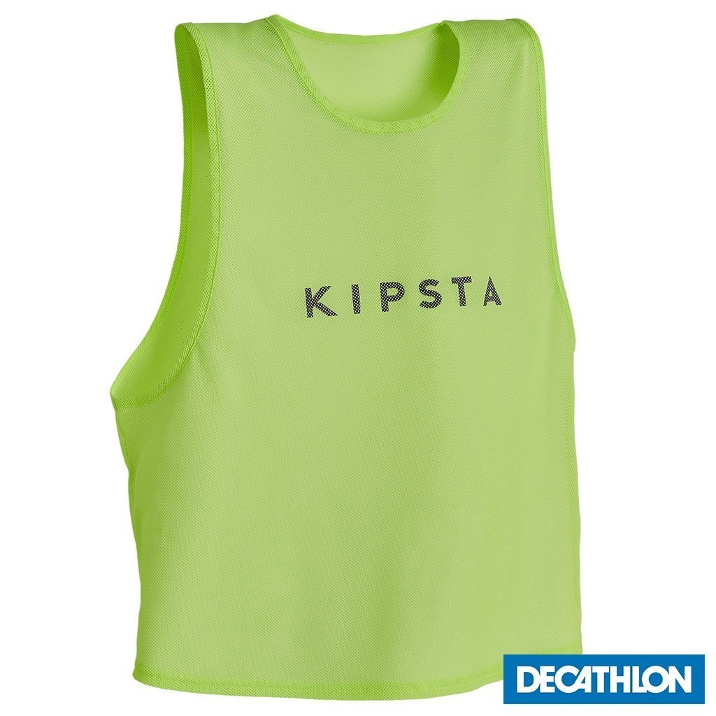 Mô tả Áo bib tập luyện cho người lớn vàng dạ quang DECATHLON kipsta mã 8526946 - 1