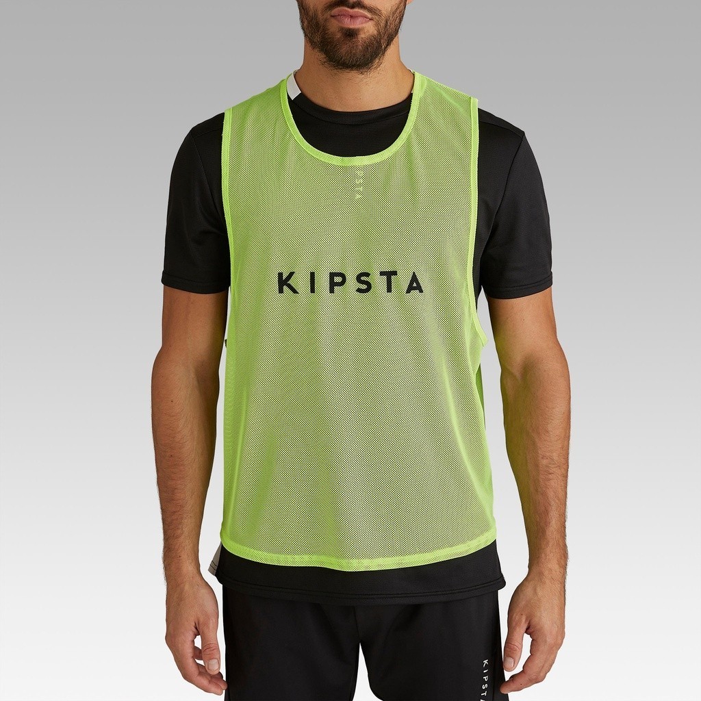 Mô tả Áo bib tập luyện cho người lớn vàng dạ quang DECATHLON kipsta mã 8526946 - 2