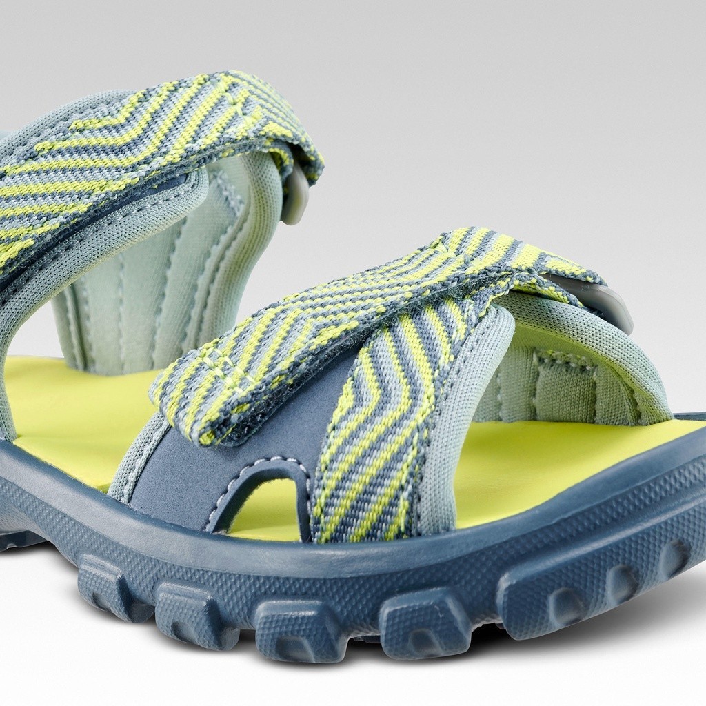 Mô tả Giày sandal leo núi dã ngoại mh100 cho trẻ em màu xanh nỏn chuối DECATHLON quechua mã 8595700 - 7