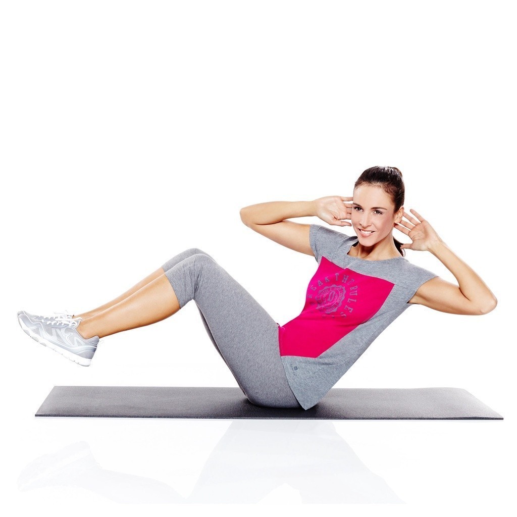 Mô tả Thảm fitness 100 tập gym và pilates đen DECATHLON DOMYOS mã 8131781 - 2