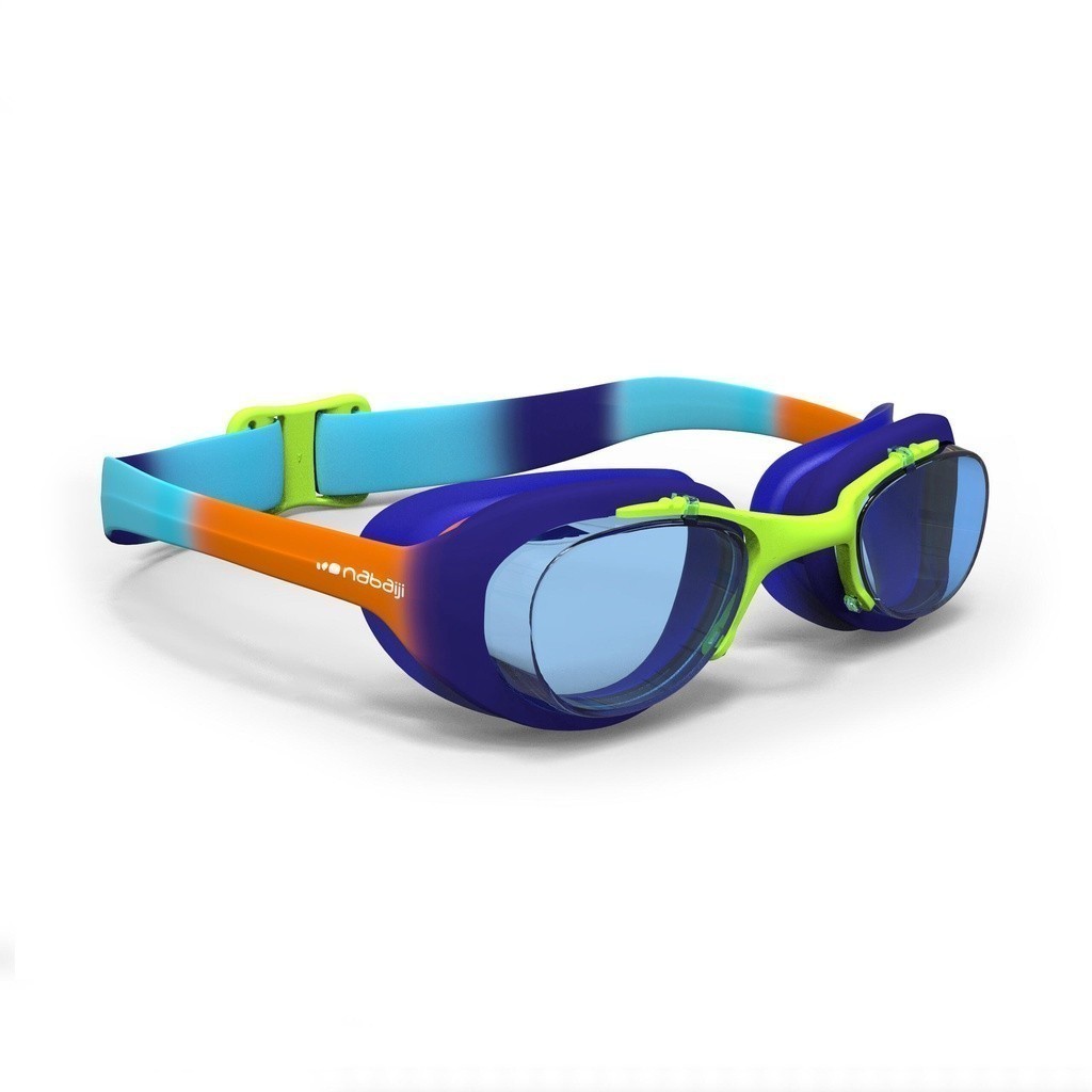 Mô tả Kính bơi xbase 100 print cỡ s cam xanh dương DECATHLON NABAIJI mã 8501800 - 2