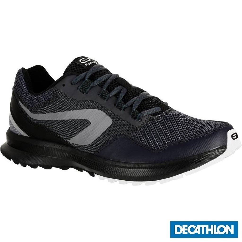 Mô tả Giày chạy bộ run active grip cho nam xám đen DECATHLON kalenji mã 8488639 - 1