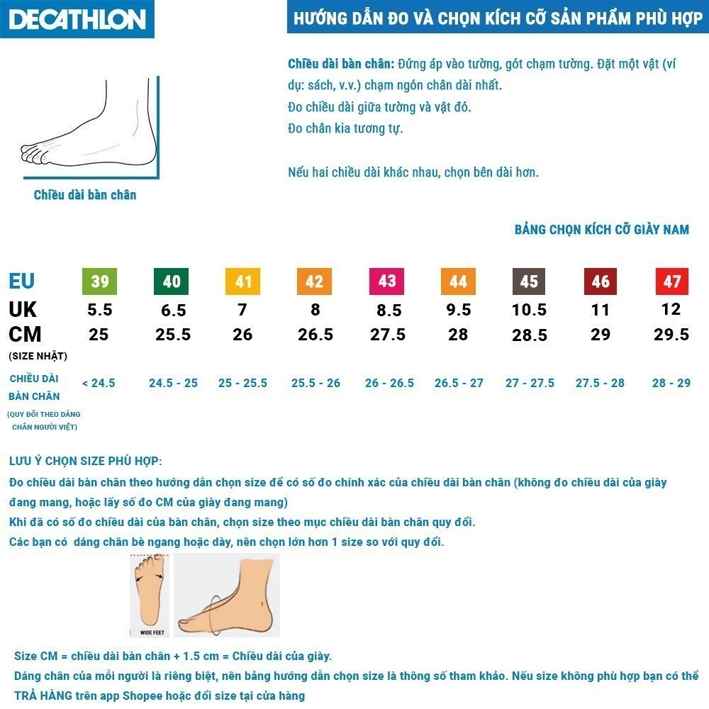 Mô tả Giày chạy bộ run active grip cho nam xám đen DECATHLON kalenji mã 8488639 - 3