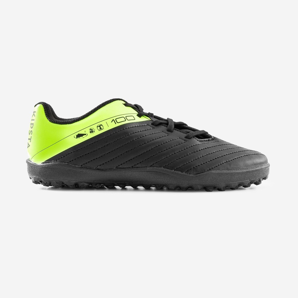 Mô tả Giày đá bóng agility 100 cho trẻ em đen neon DECATHLON kipsta mã 8766041 - 2