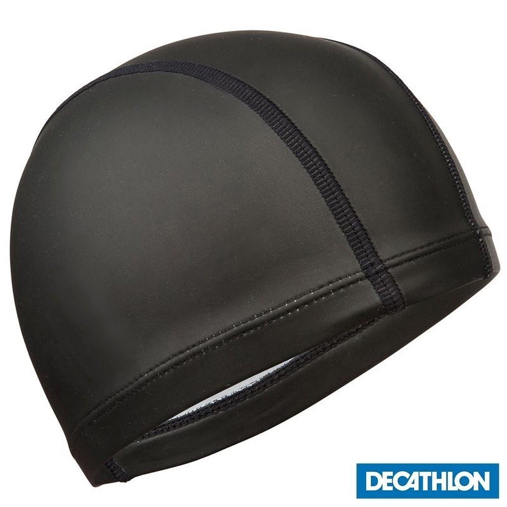 Mô tả Mũ bơi lưới silicone đen DECATHLON NABAIJI mã 8361179 - 1