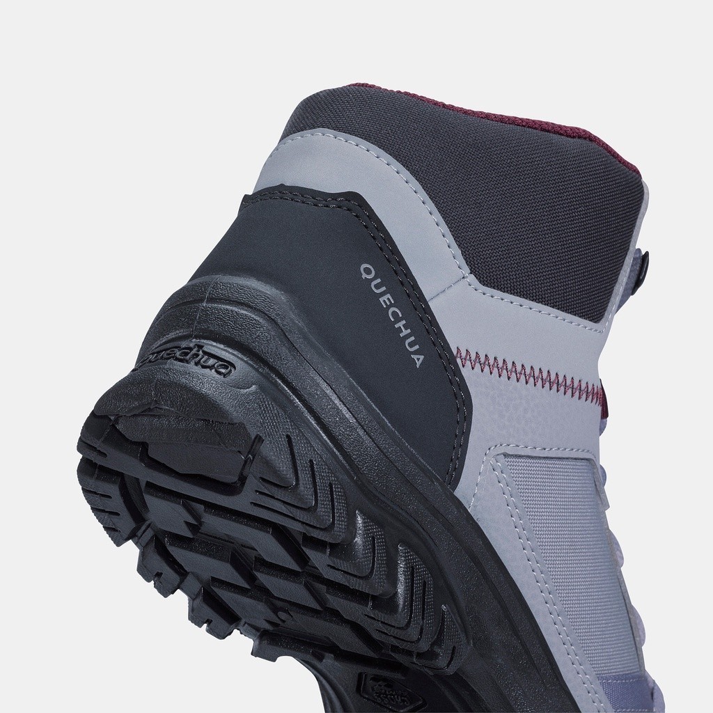 Mô tả Giày leo núi hiking nh100 cho nữ xám DECATHLON quechua mã 8649282 - 5