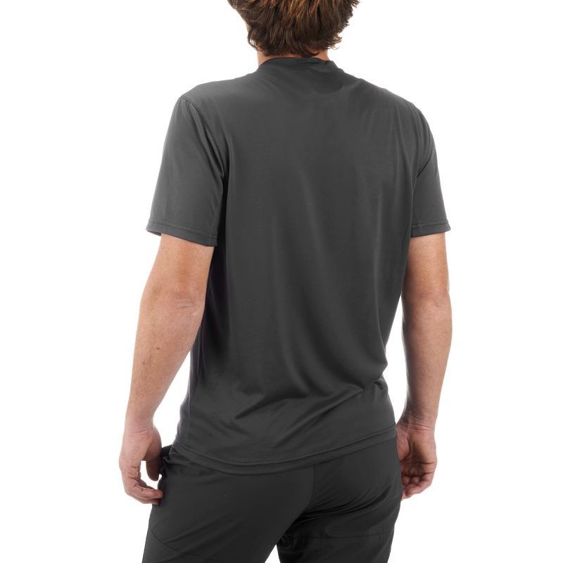 Mô tả Áo thun ngắn tay leo núi dã ngoại techfresh 50 cho nam xám sẫm DECATHLON quechua mã 8316244 - 2