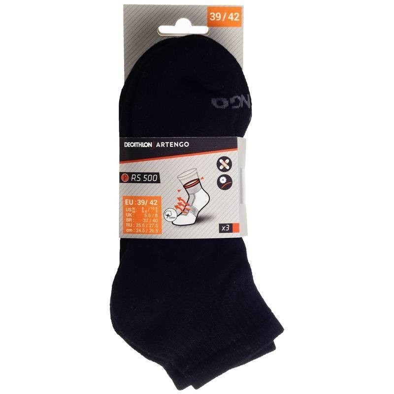 Mô tả Gói 3 đôi tất thể thao rs 500 đen DECATHLON artengo mã 8379844 - 7