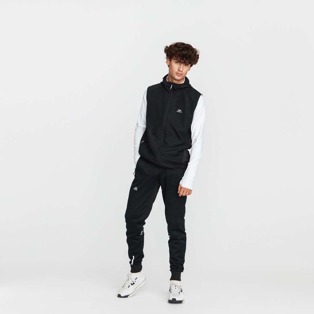 Mô tả Áo khoác chạy bộ không tay run wind h cho nam đen DECATHLON kalenji mã 8487907 - 5