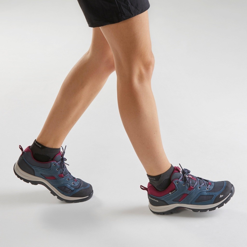 Mô tả Giày leo núi chống thấm mh100 cho nữ xanh dương mận chín DECATHLON quechua mã 8595670 - 6