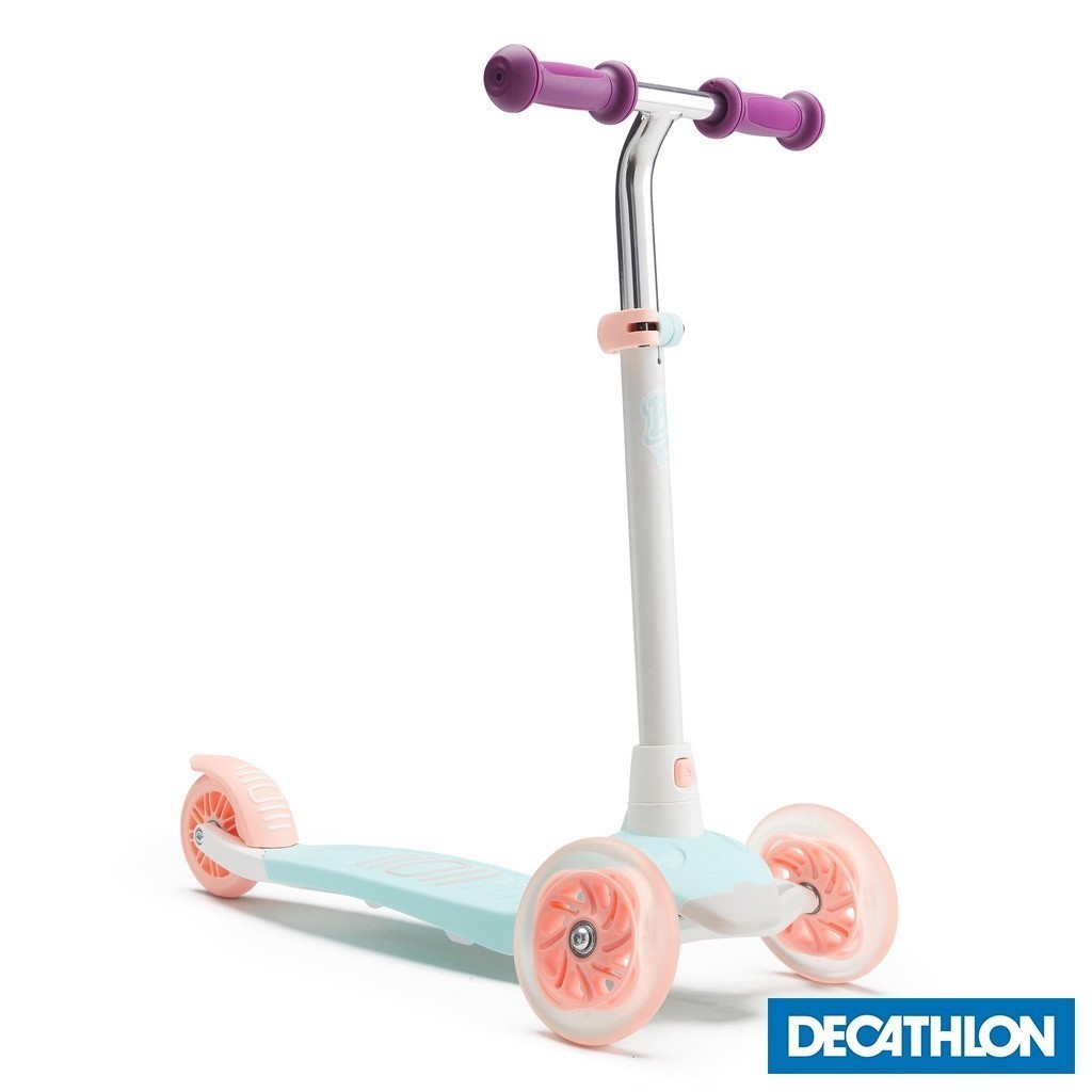 Mô tả Scooter b1 500 v2 cho trẻ em trắng xanh bạc hà DECATHLON oxelo mã 8602928 - 1