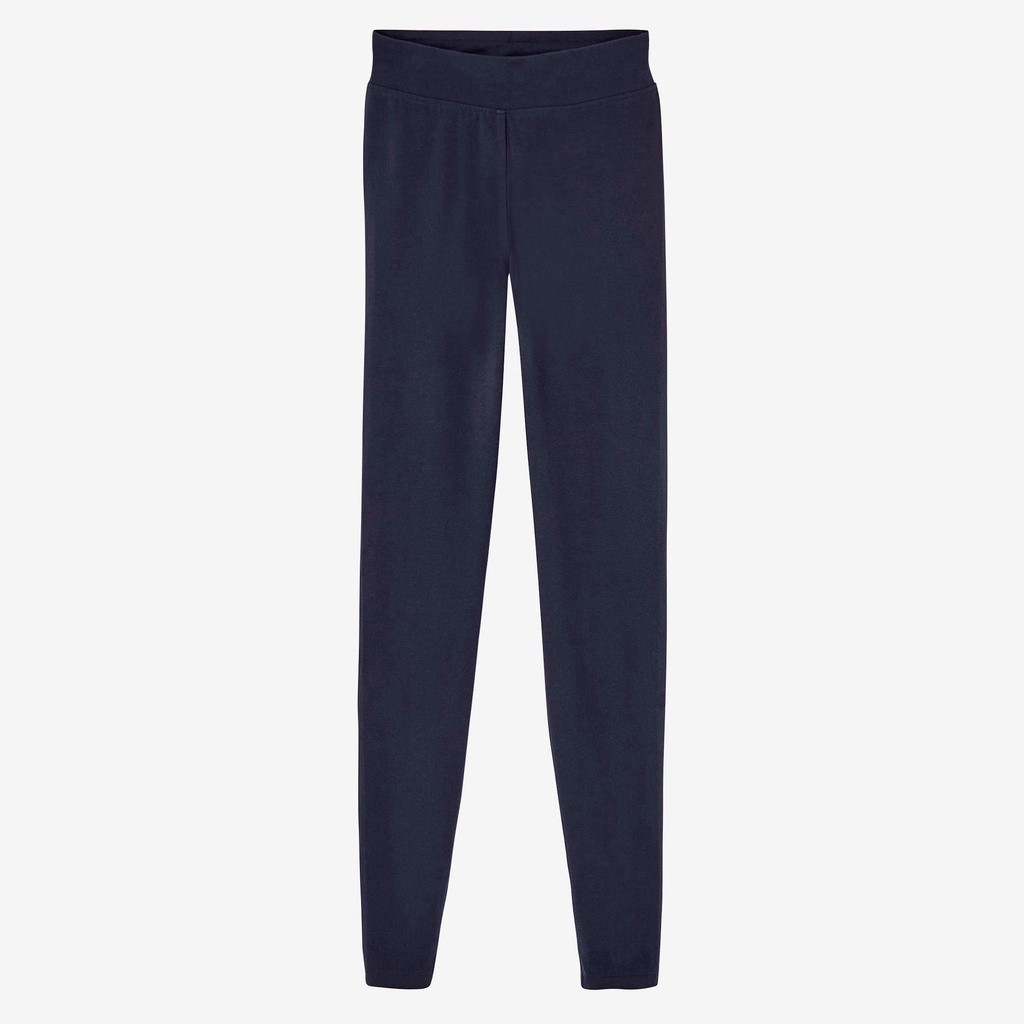 Mô tả Quần legging tập fitness cotton fit+ cho nữ xanh navy DECATHLON DOMYOS mã 8588881 - 8