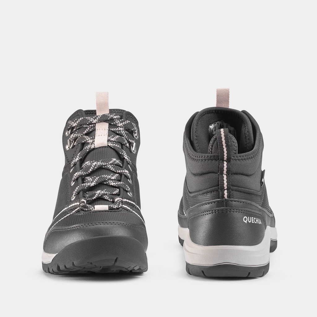 Mô tả Giày leo núi dã ngoại hiking chống thấm nh150 cho nữ xám đen DECATHLON quechua mã 8602931 - 6