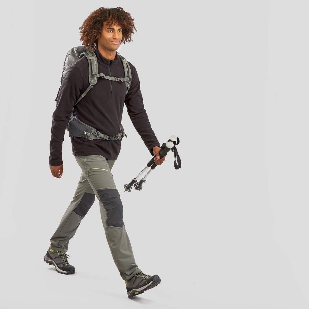 Mô tả Áo nỉ hiking mh100 cho nam đen DECATHLON quechua mã 966425 - 4