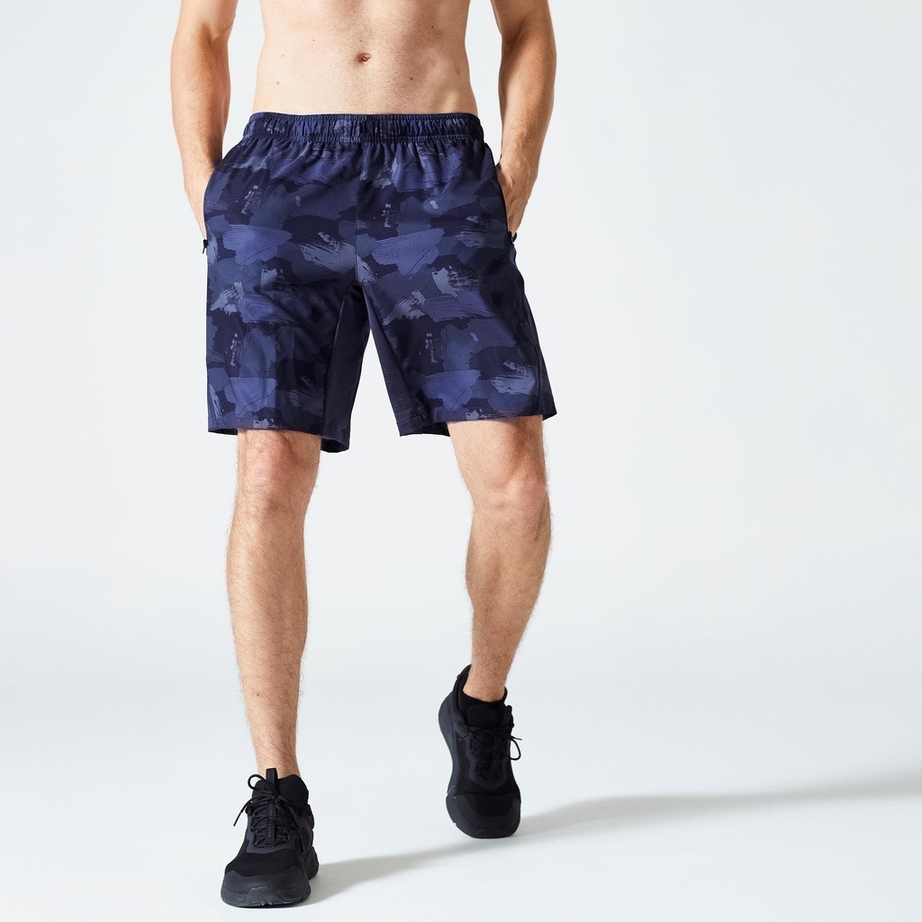 Mô tả Quần short tập fitness thoáng khí fst 120 cho nam DECATHLON DOMYOS mã 8787726 - 2