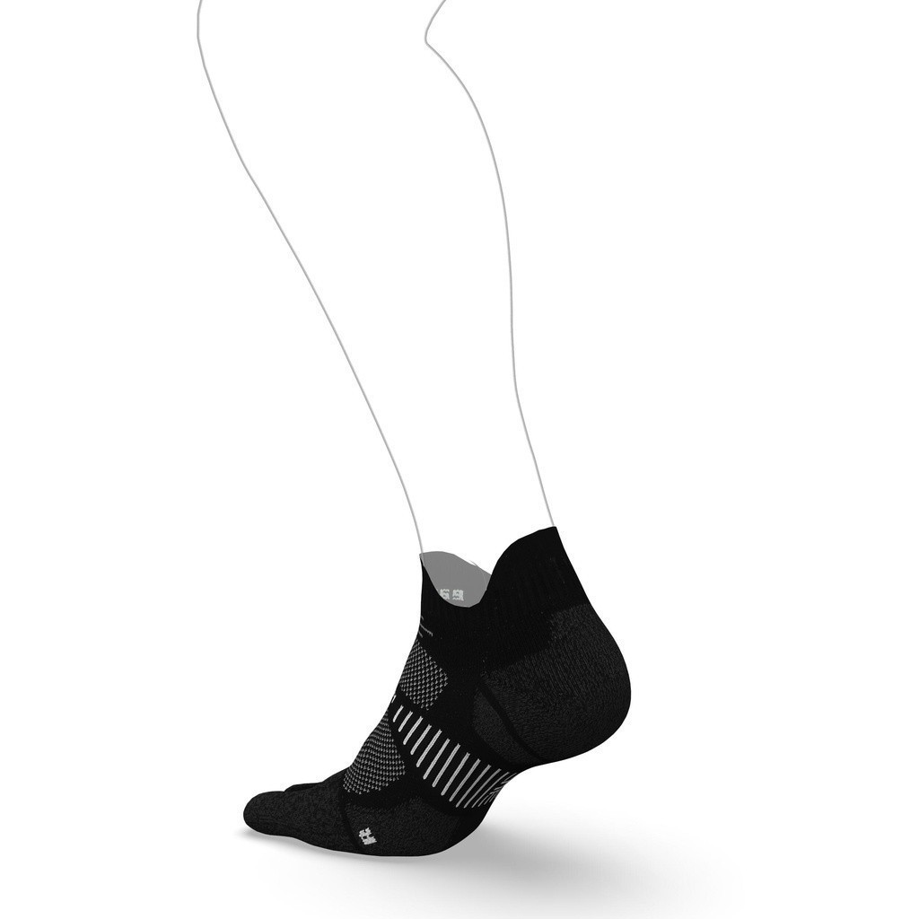 Mô tả Tất chạy bộ xỏ ngón thiết kế sinh thái run900 đen DECATHLON kiprun mã 8664318 - 2