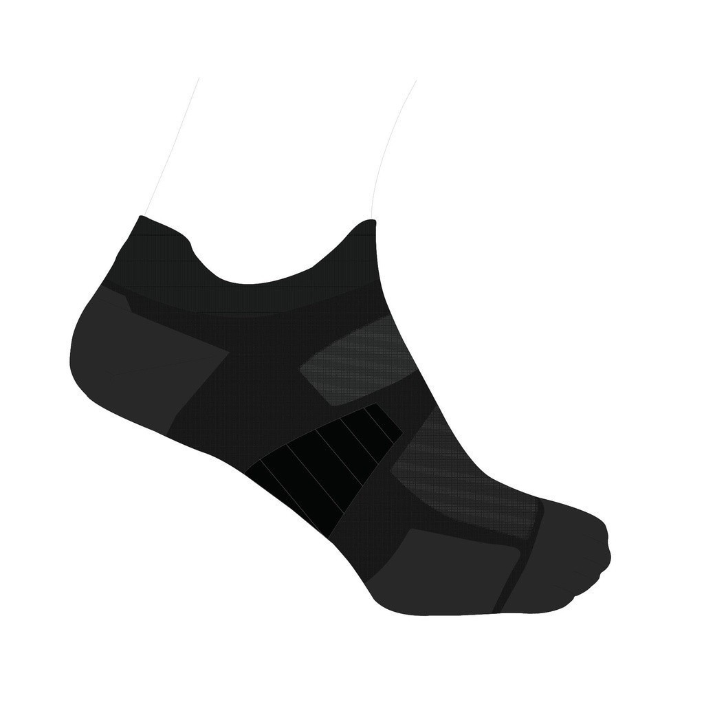 Mô tả Tất chạy bộ xỏ ngón thiết kế sinh thái run900 đen DECATHLON kiprun mã 8664318 - 3