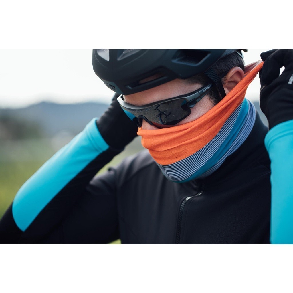 Mô tả Khăn đa năng roadr100 đen xám DECATHLON van rysel mã 8528147 - 2