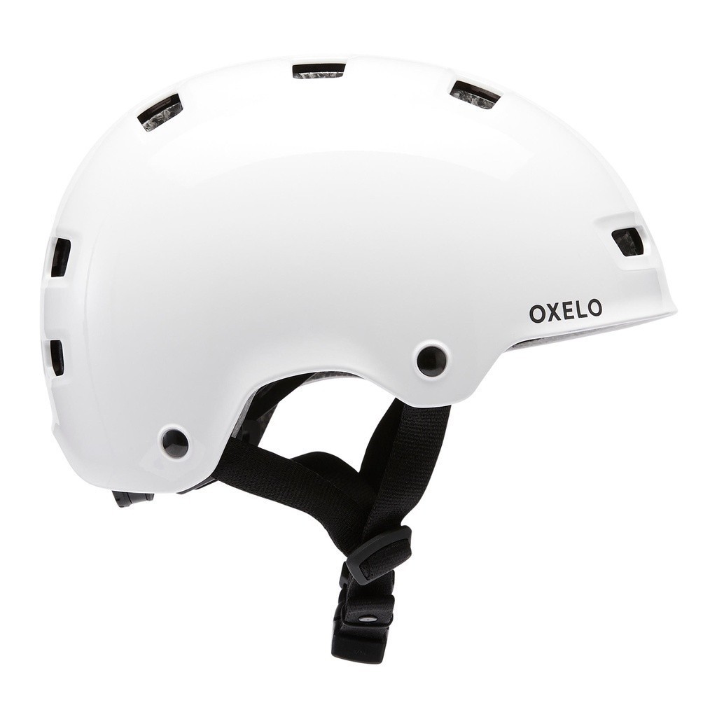 Mô tả Mũ bảo hiểm trượt patin mf500 trắng DECATHLON oxelo mã 8586684 - 1