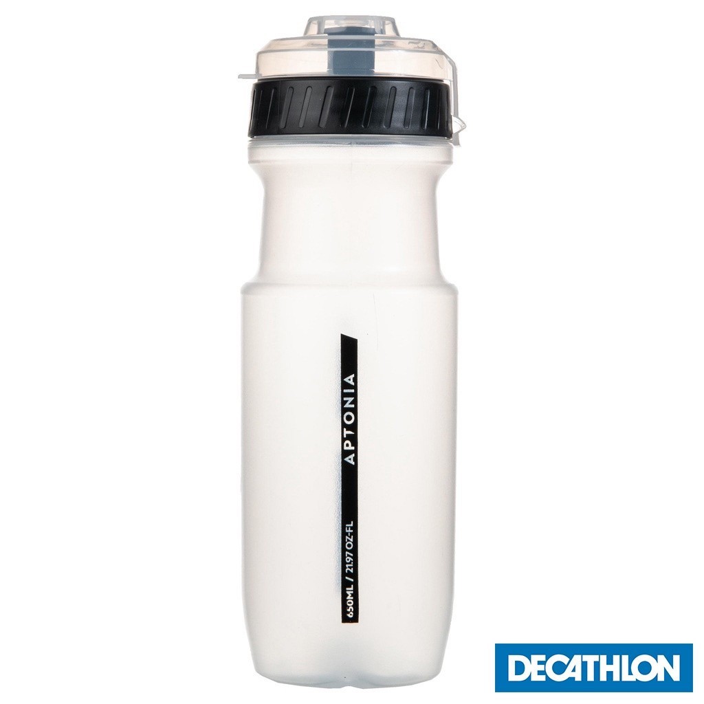 Mô tả Bình nước 650 ml màu đen DECATHLON mã 8585256 - 1
