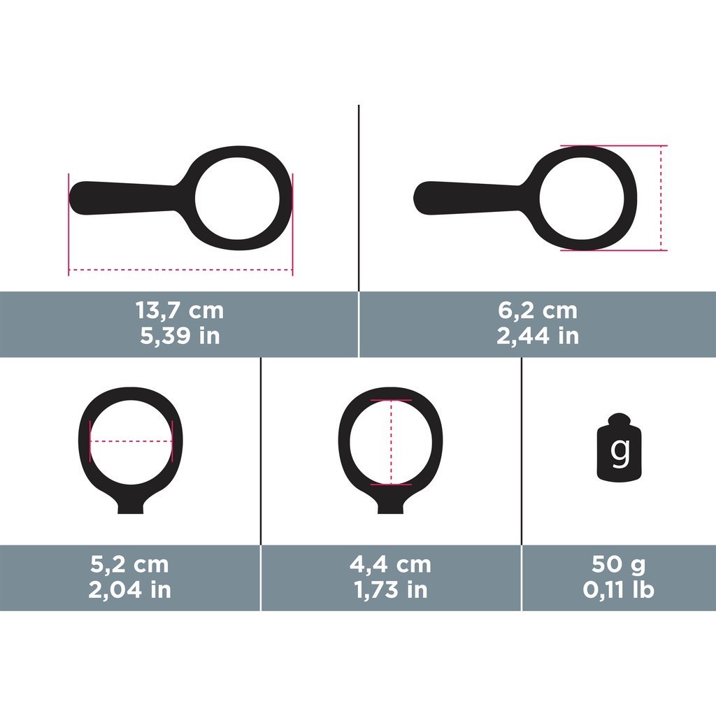 Mô tả Kính lúp x3 leo núi dã ngoại cho trẻ em xanh dương DECATHLON quechua mã 8370008 - 6