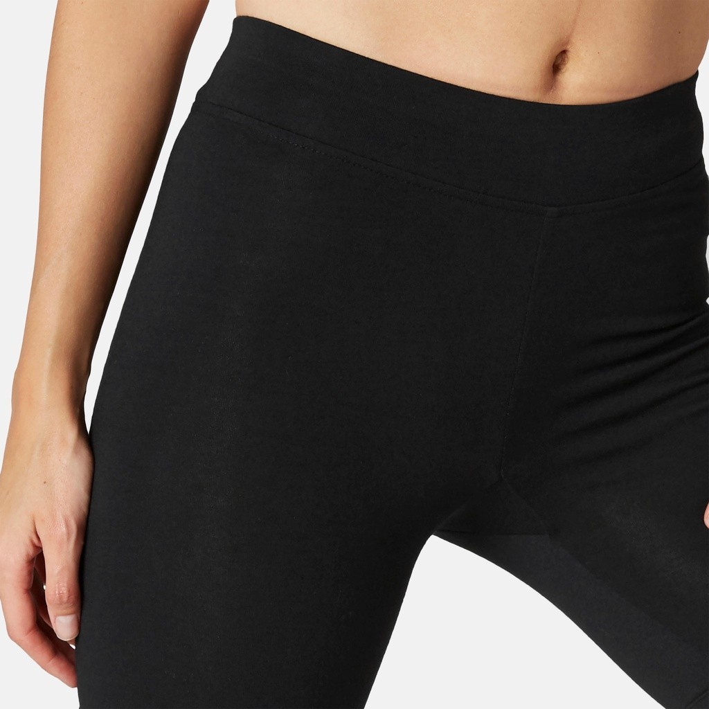 Mô tả Quần short stretching đạp xe ôm sát cho nữ fit+ 500 đen DECATHLON DOMYOS mã 8511786 - 2