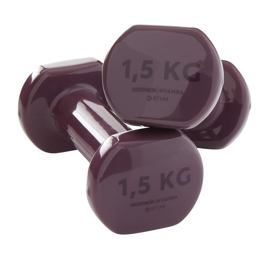 Mô tả Bộ 2 tạ cầm tay 1,5 kg đỏ sẫm DECATHLON DOMYOS mã 8336572 - 6