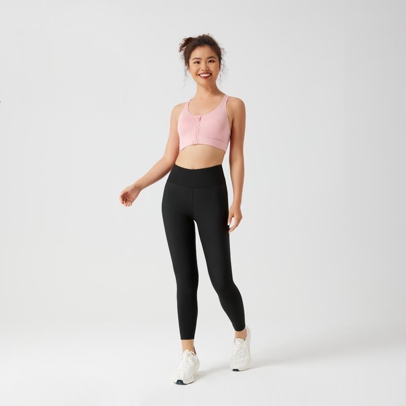 Mô tả Áo bra tập fitness nâng đỡ cao cỡ lớn 920 cho nữ hồng DECATHLON DOMYOS mã 8643064 - 3