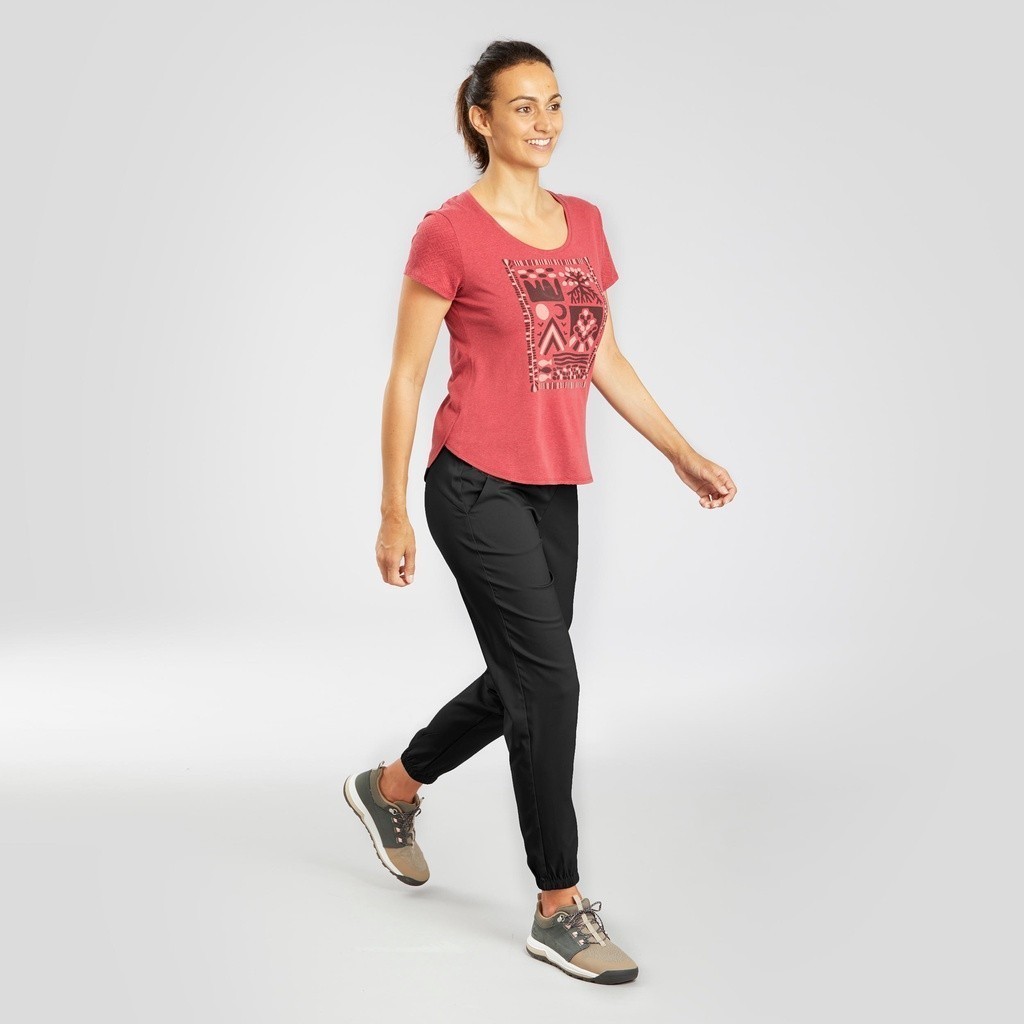 Mô tả Quần dài đi bộ vùng đồng bằng cho nữ nh100 DECATHLON quechua mã 8588308 - 1