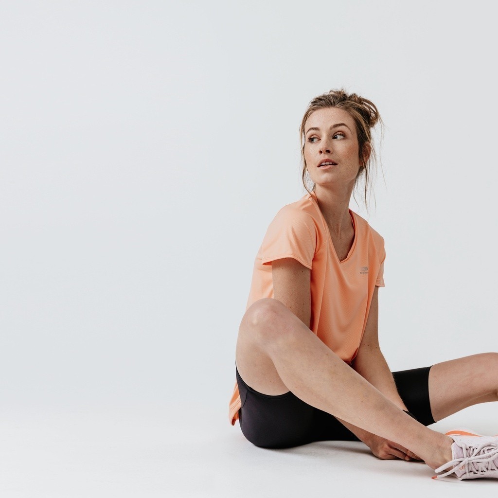 Mô tả Quần short bó chạy bộ run dry cho nữ đen DECATHLON kalenji mã 8553331 - 8
