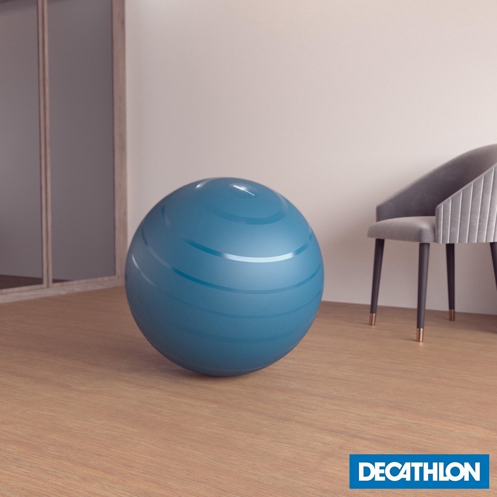 Mô tả Bóng thể dục cỡ m xanh dương DECATHLON DOMYOS mã 8603634 - 1