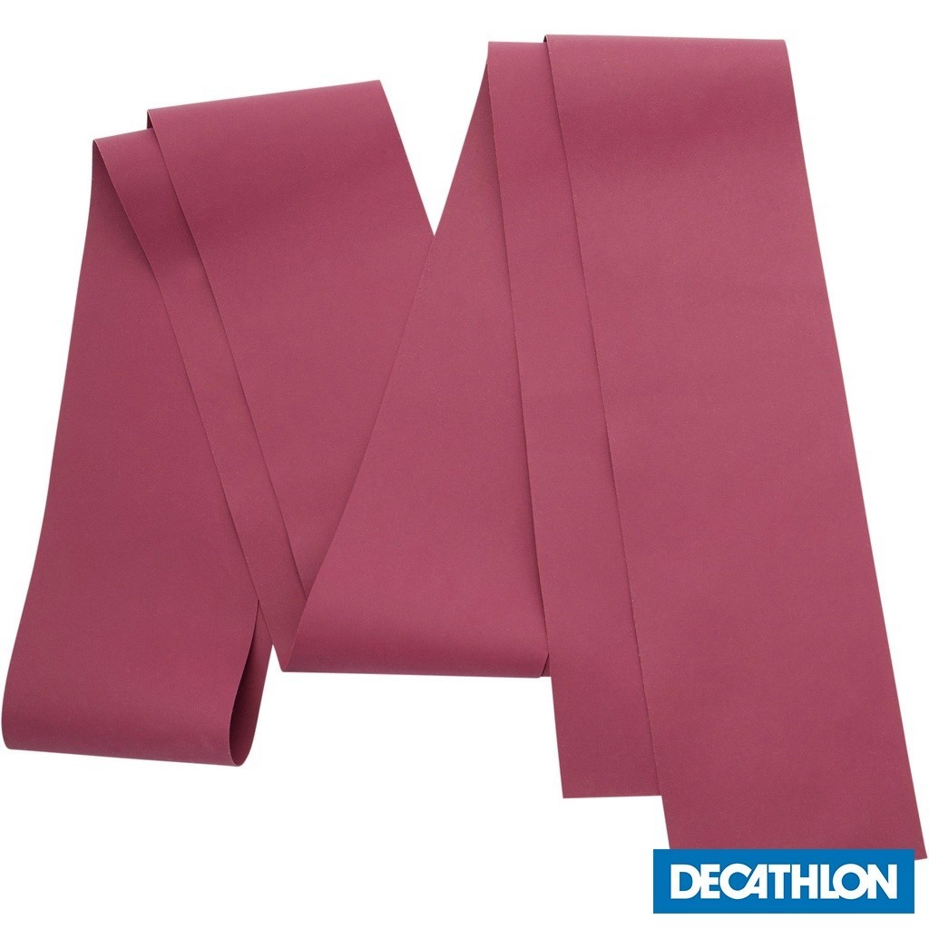 Mô tả Dây kháng lực pilates mức độ trung bình 6 lb 3 kg đỏ tím DECATHLON DOMYOS mã 8527897 - 1