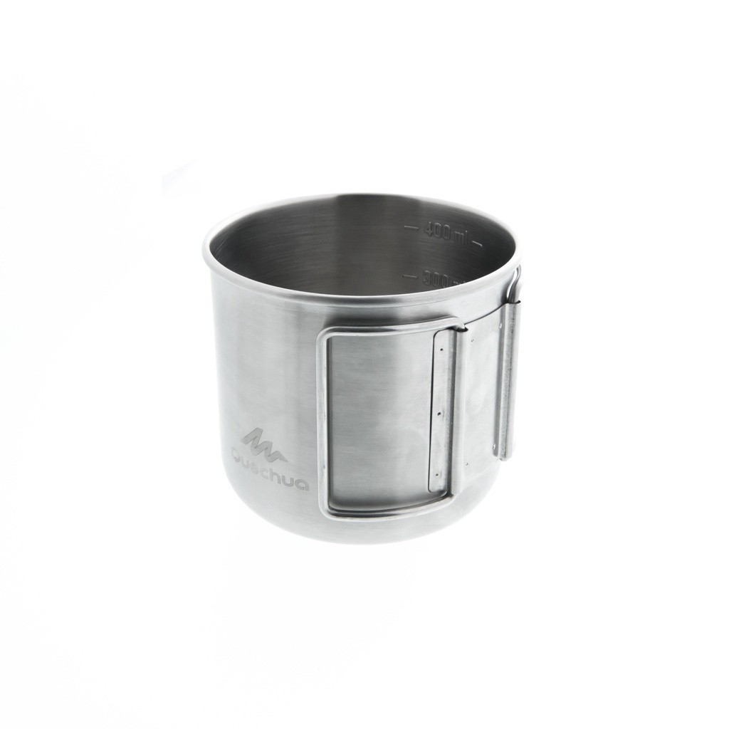 Mô tả Cốc inox để đi cắm trại leo núi mh500 1l 0,4 lít DECATHLON quechua mã 8492721 - 2