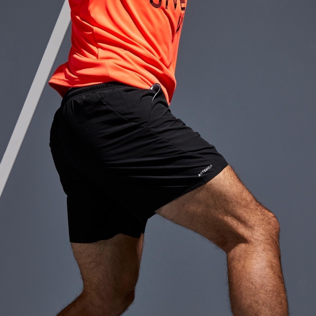 Mô tả Quần short tennis pickleball dry tsh 100 đen DECATHLON artengo mã 962201 - 4