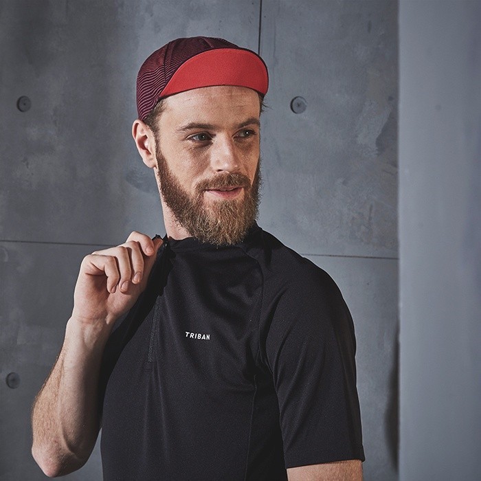 Mô tả Áo jersey ngắn tay đạp xe đường trường essential cho nam đen DECATHLON triban mã 8569821 - 4