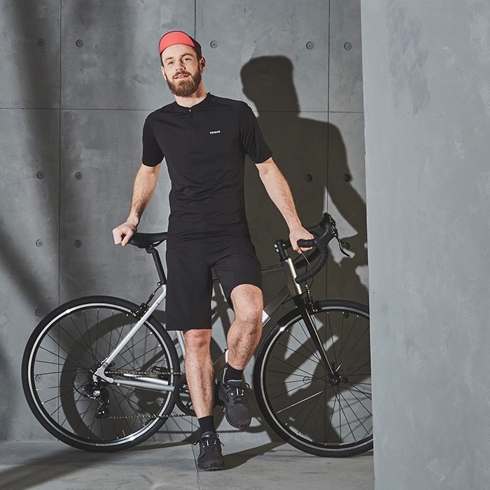Mô tả Áo jersey ngắn tay đạp xe đường trường essential cho nam đen DECATHLON triban mã 8569821 - 6