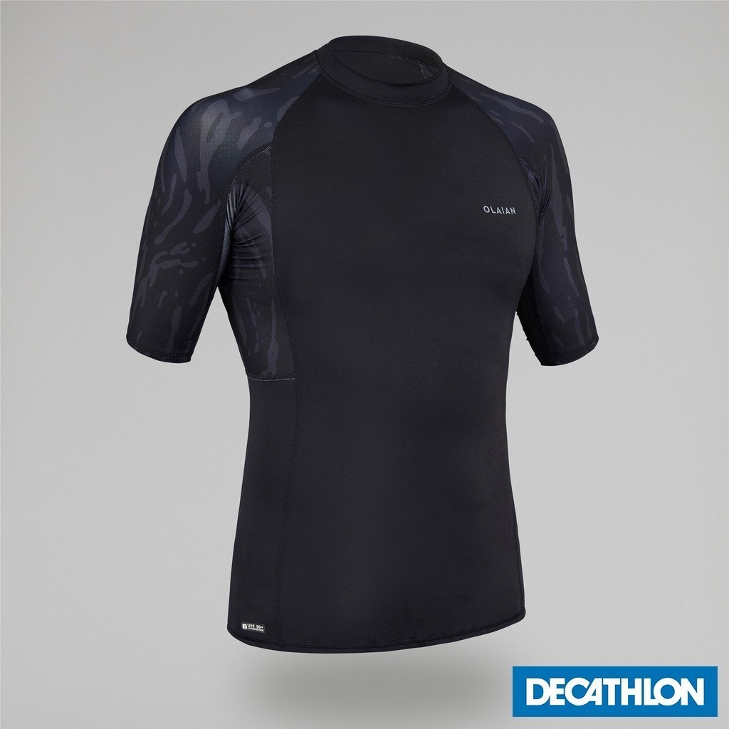 Mô tả Áo thun lướt sóng chống tia uv 500 cho nam họa tiết quái vật DECATHLON olaian mã 8789652 - 1