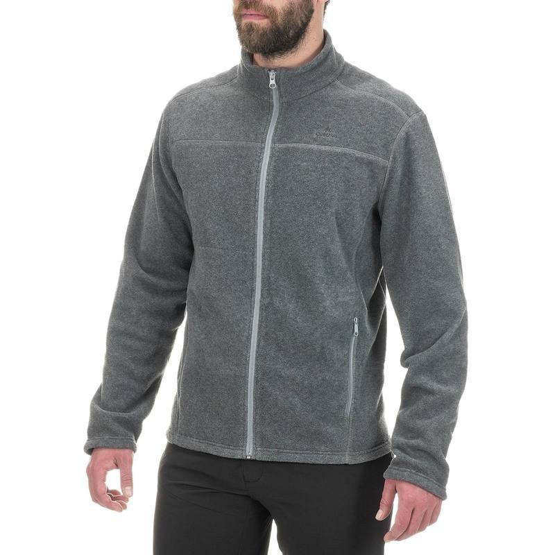 Mô tả Áo khoác nỉ leo núi vùng cao mh120 cho nam vân xám DECATHLON quechua mã 8492827 - 2
