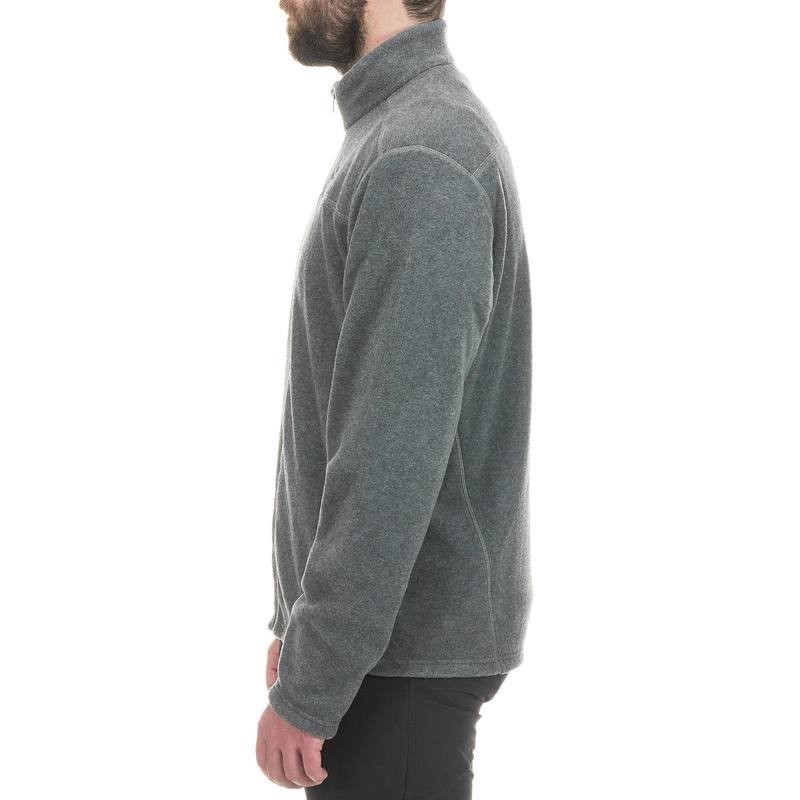 Mô tả Áo khoác nỉ leo núi vùng cao mh120 cho nam vân xám DECATHLON quechua mã 8492827 - 3