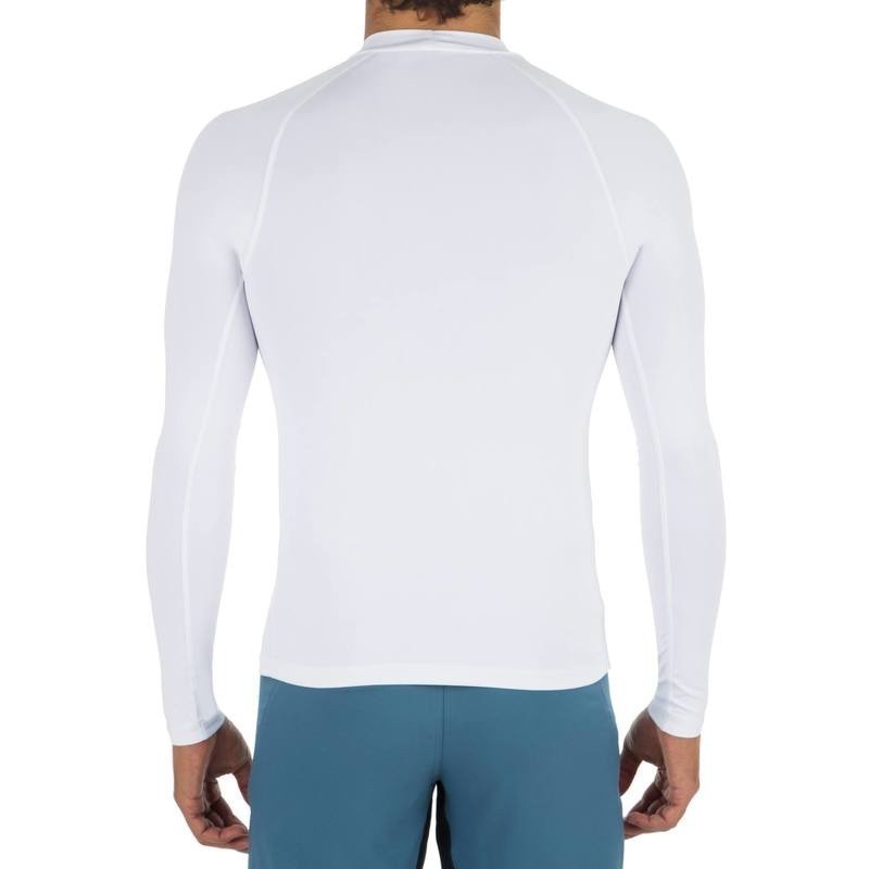 Mô tả Áo thun dài tay chống tia cực tím chơi lướt sóng 100 cho nam trắng DECATHLON olaian mã 8403266 - 4