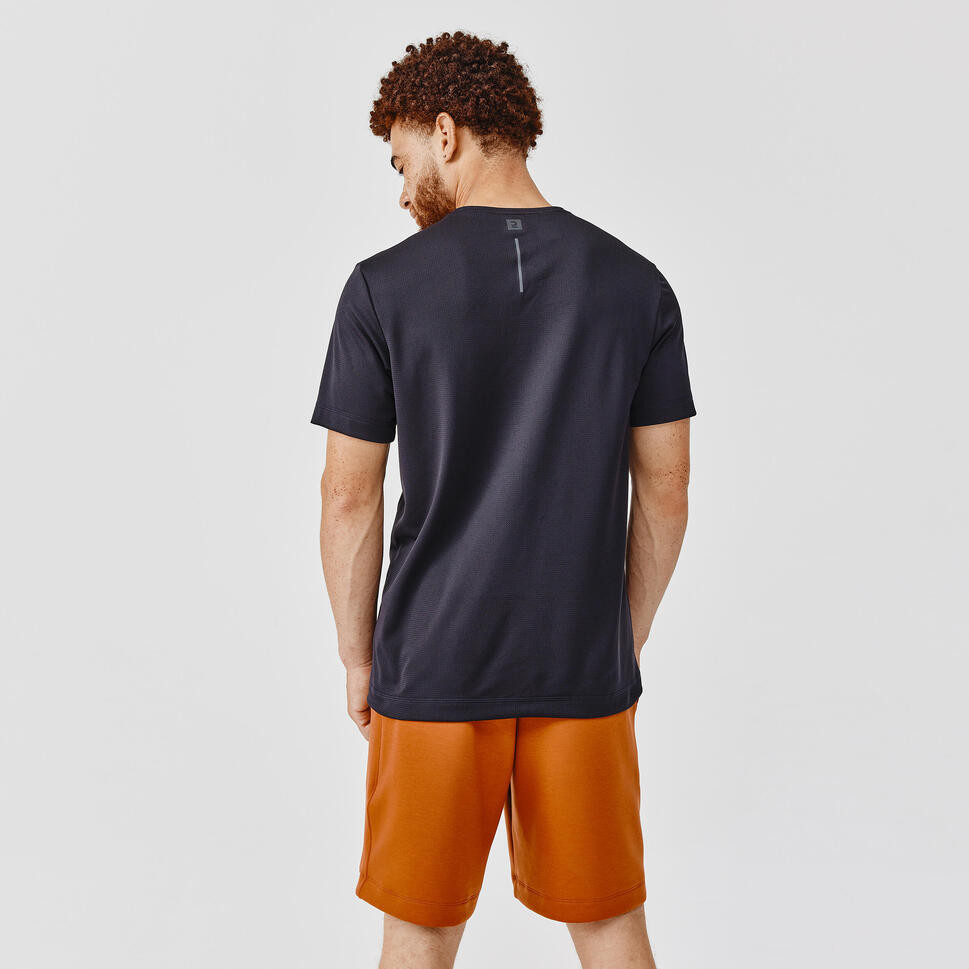 Mô tả Áo thun thể thao nam DECATHLON run dry chuyên chạy bộ, nhanh khô đen - 1