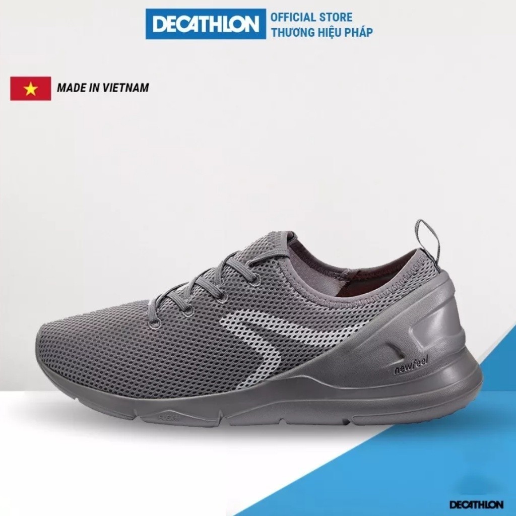 Mô tả Giày đi bộ thể thao nam newfeel pw 100 xám đậm - 1