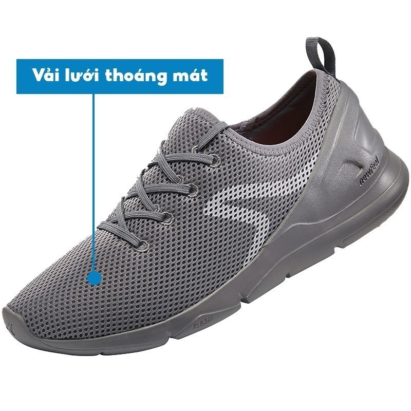 Mô tả Giày đi bộ thể thao nam newfeel pw 100 xám đậm - 2