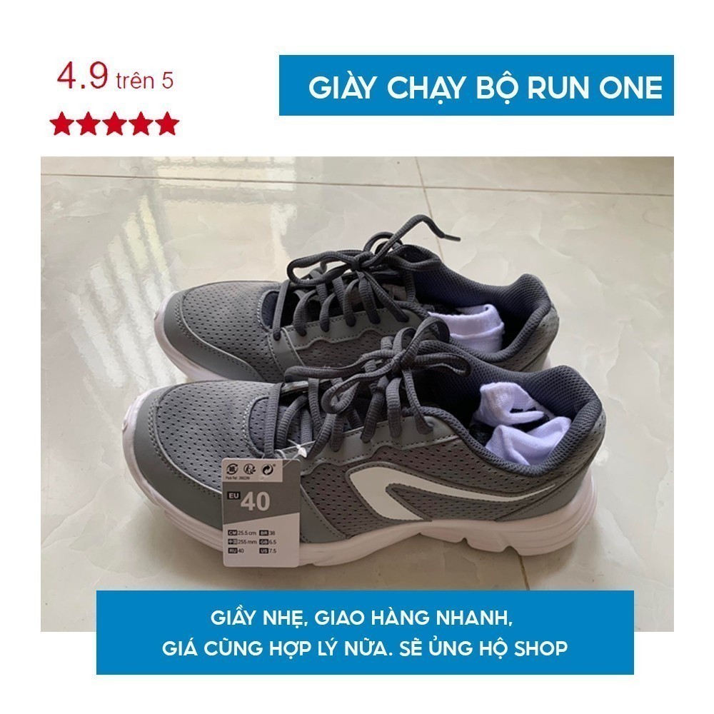 Mô tả Giày chạy bộ nam DECATHLON run one siêu nhẹ màu xám - 5