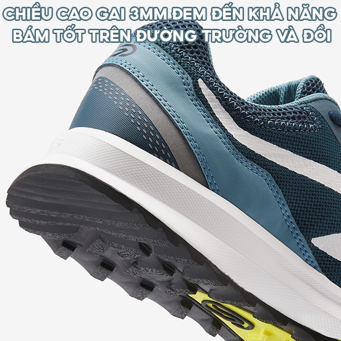 Mô tả Giày thể thao cho nam DECATHLON kalenji run active màu xanh lá cây - 3